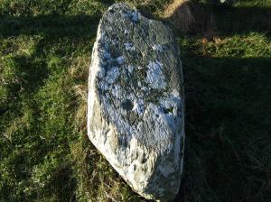 11.01.2008 The top surface of the axial stone at Glanbrack with cup mark